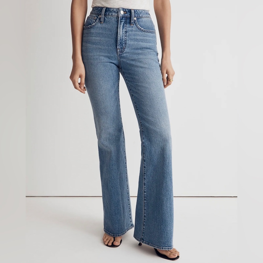 Madewell Blue Flare & Wide Leg Jeans